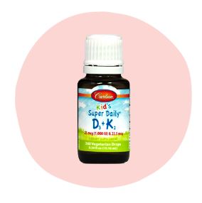 Carlson Labs Super Daily D3 + K2 for Kids