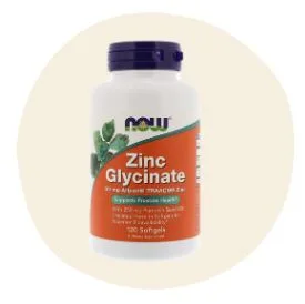 NOW Zinc Glycinate Softgels