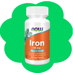 NOW Iron 18 mg