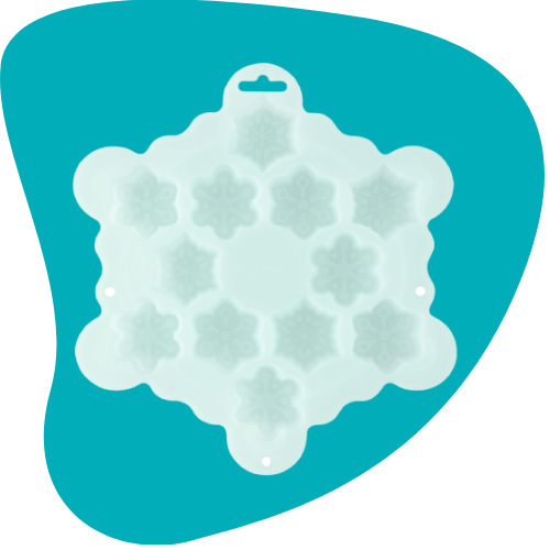 Silicone Snowflake Mini Treat Mold