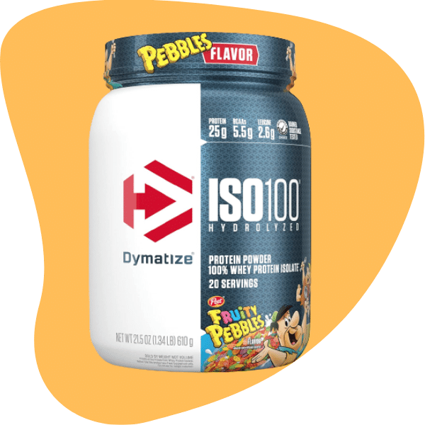 Low Carb Protein Powder with the Best Flavors: Dymatize ISO 100 Hydrolyzed Protein Powder