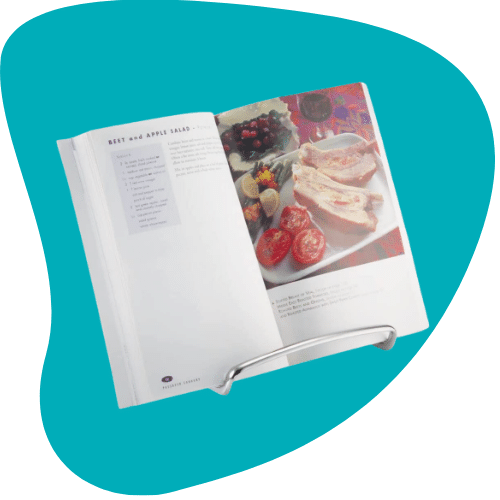 mDesign Cookbook Holder