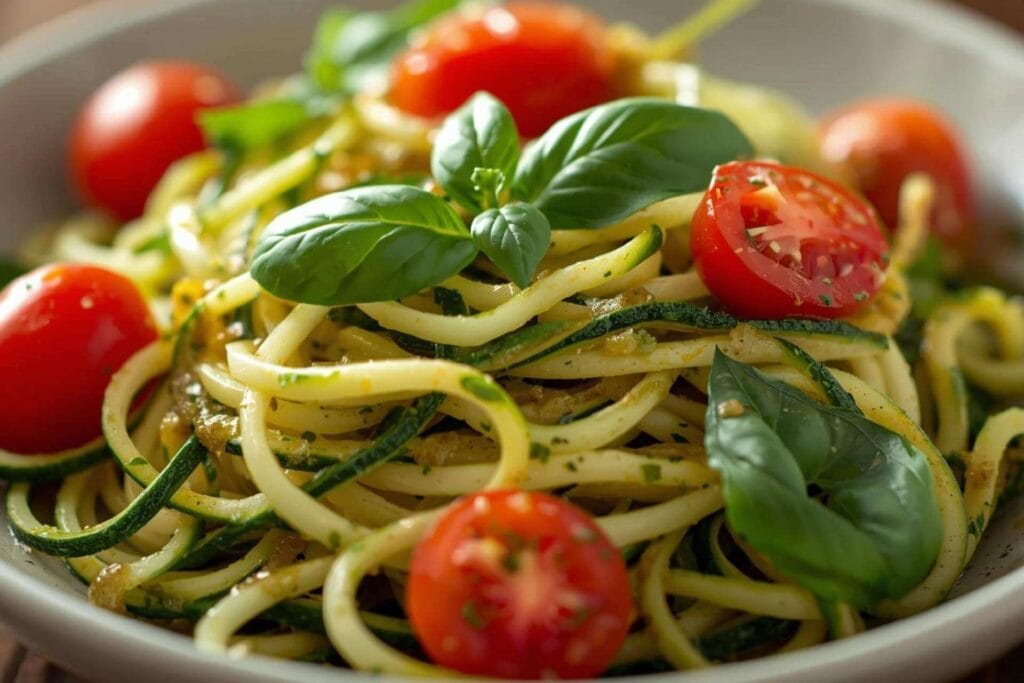 Easy zucchini spaghetti