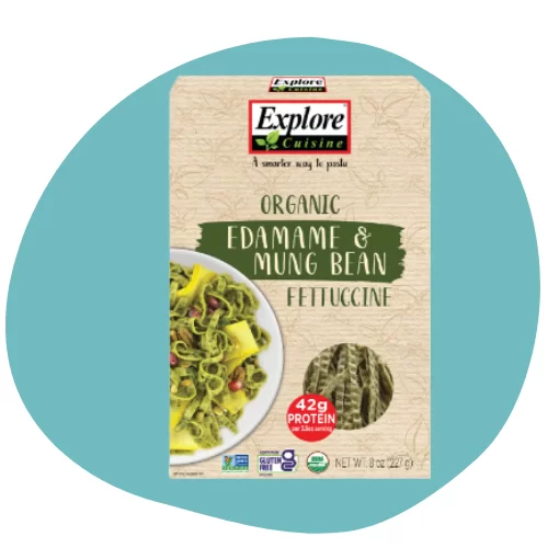 Explore Cuisine Edamame and Mung Bean Fettucine