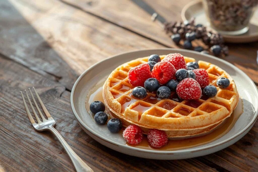 Almond flour waffles