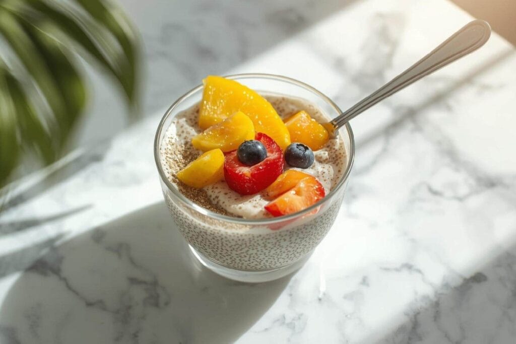 Coconut chia pudding