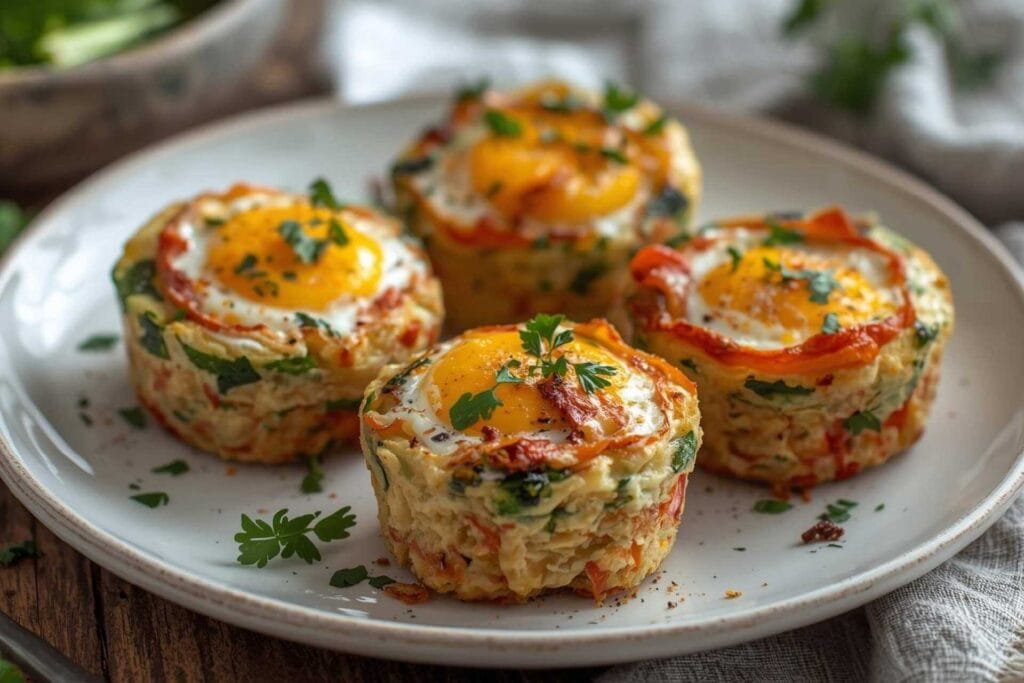 Veggie egg cups