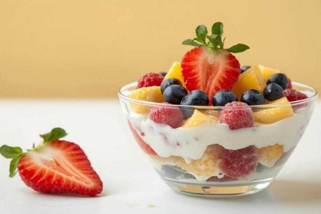 Yogurt with fruit