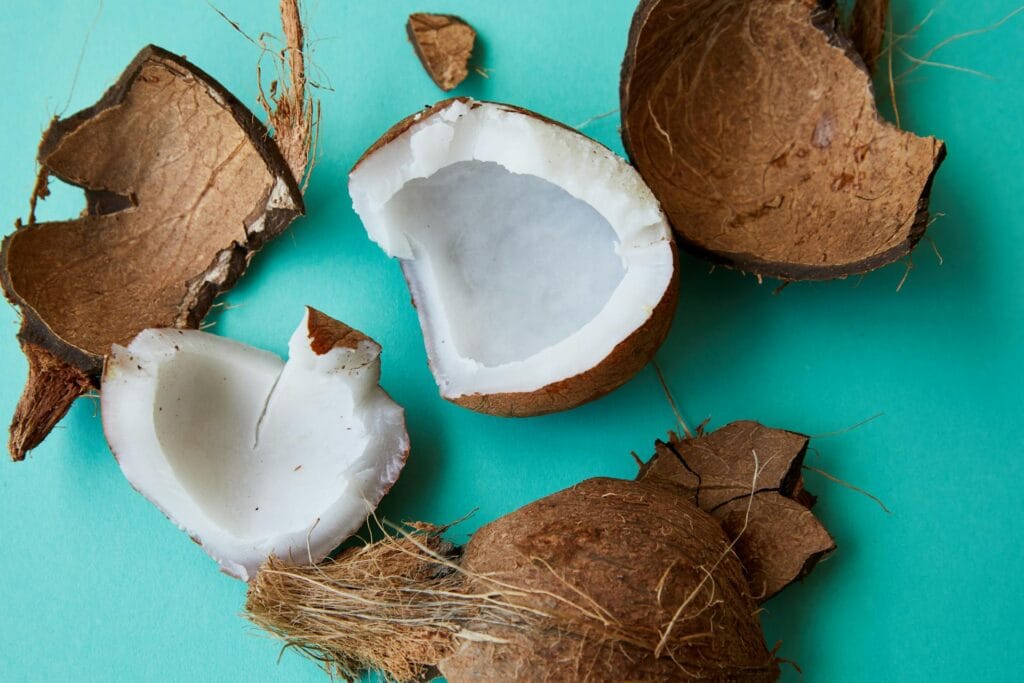 Unsweetened coconut meat