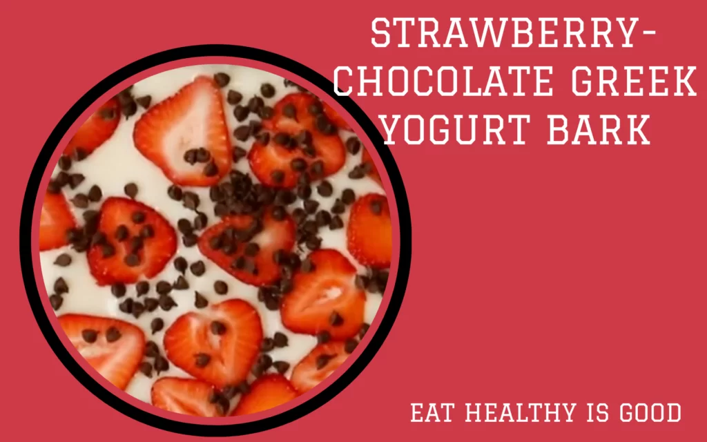 Strawberry-Chocolate Greek Yogurt Bark