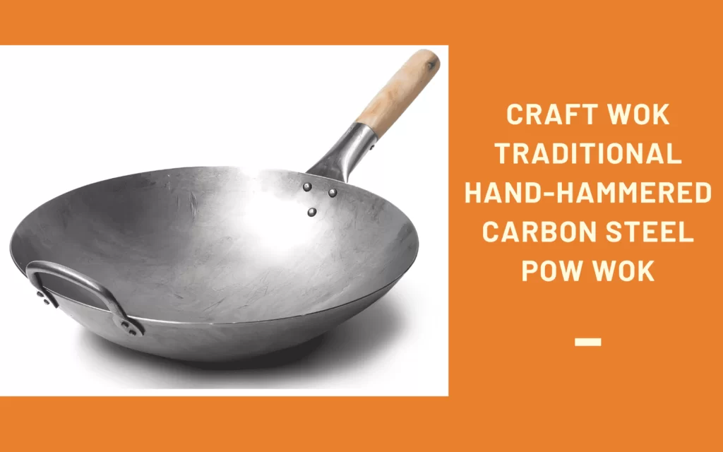 Craft Wok Traditional Hand-Hammered Carbon Steel Pow Wok