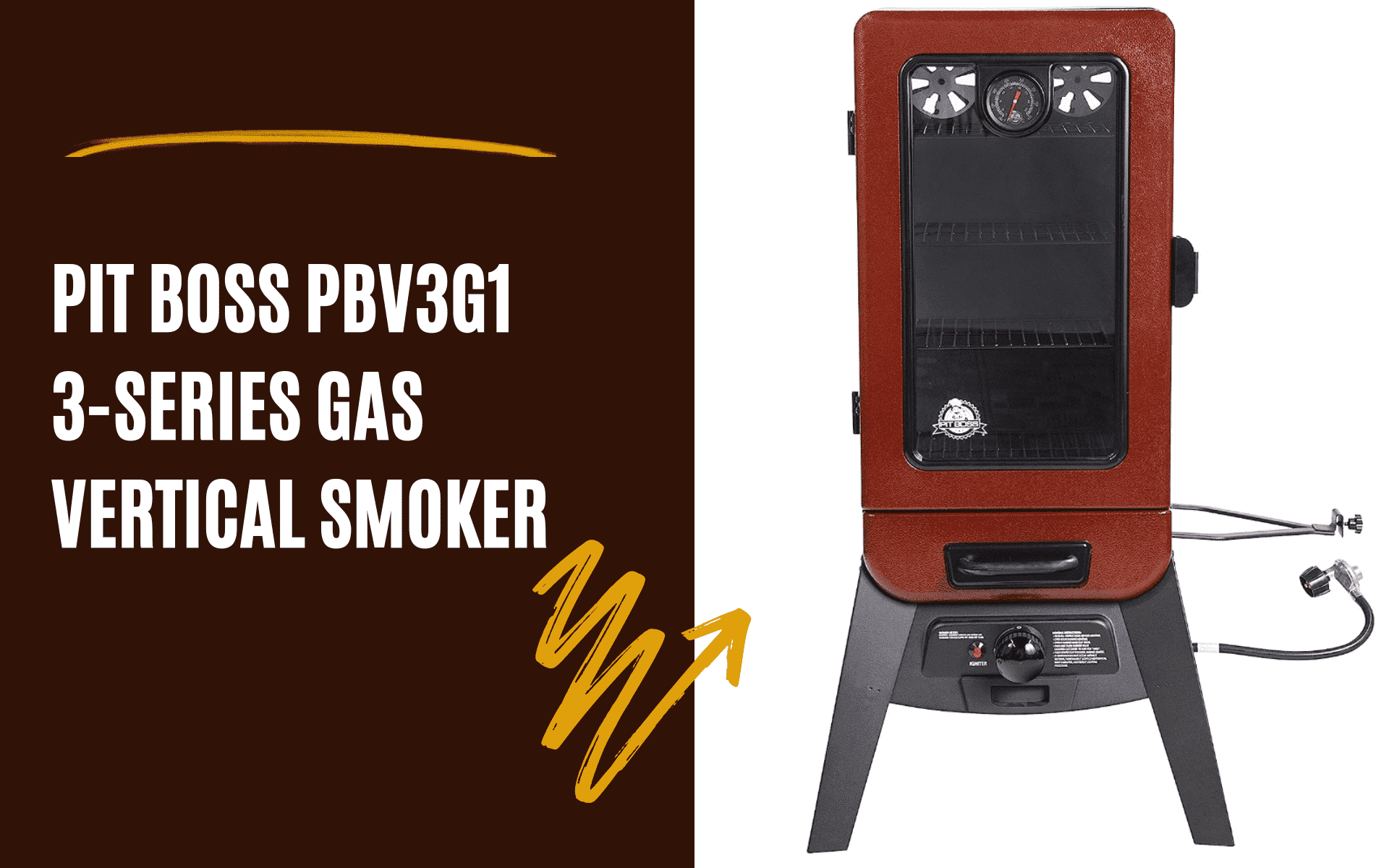 Pit Boss PBV3G1 3-Series Gas Vertical Smoker