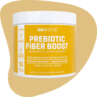 GOBIOTIX Fiber Supplement - Prebiotic Soluble Fiber Powder, Supports Gut Health and Digestive Regularity - Gummies Alternative - Gluten & Sugar Free, Keto, Vegan