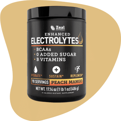 Electrolyte Supplement w Potassium Zinc & Magnesium for Hydration