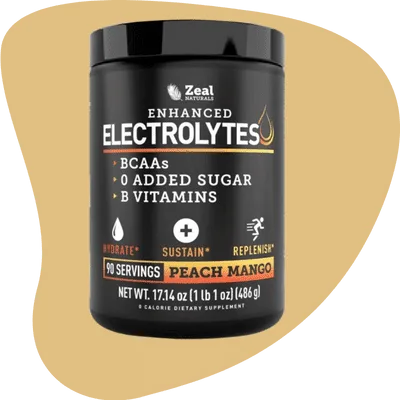Electrolyte Supplement w Potassium Zinc & Magnesium for Hydration