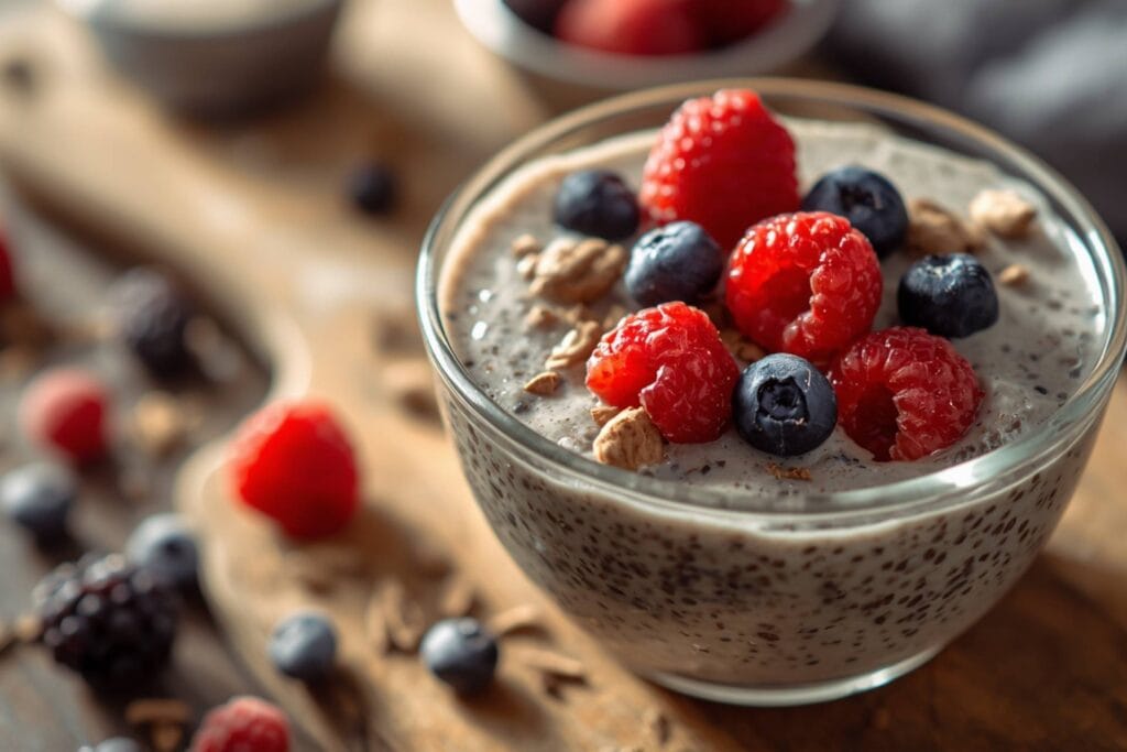 Chia Seed Protein Pudding