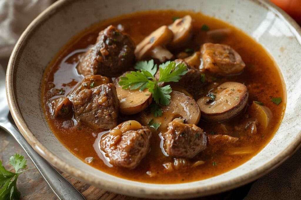 Beef & Mushroom Stew (Low-Carb)