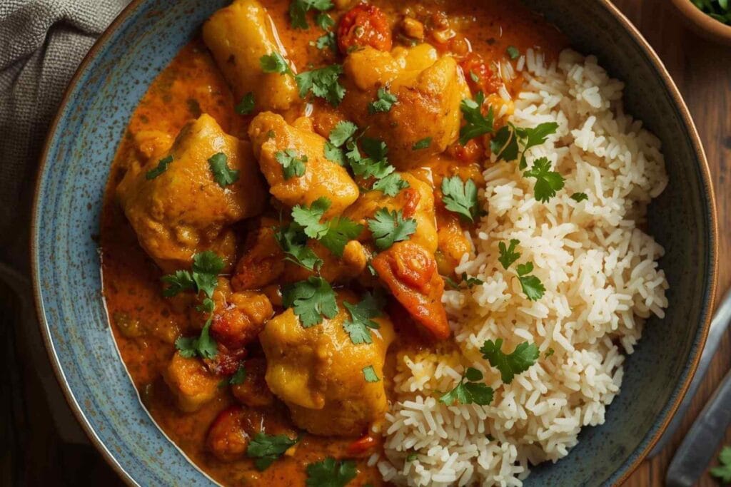 Chicken Curry with Cauliflower Rice