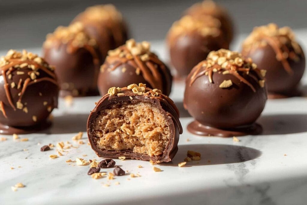 Chocolate Peanut Butter Fat Bombs
