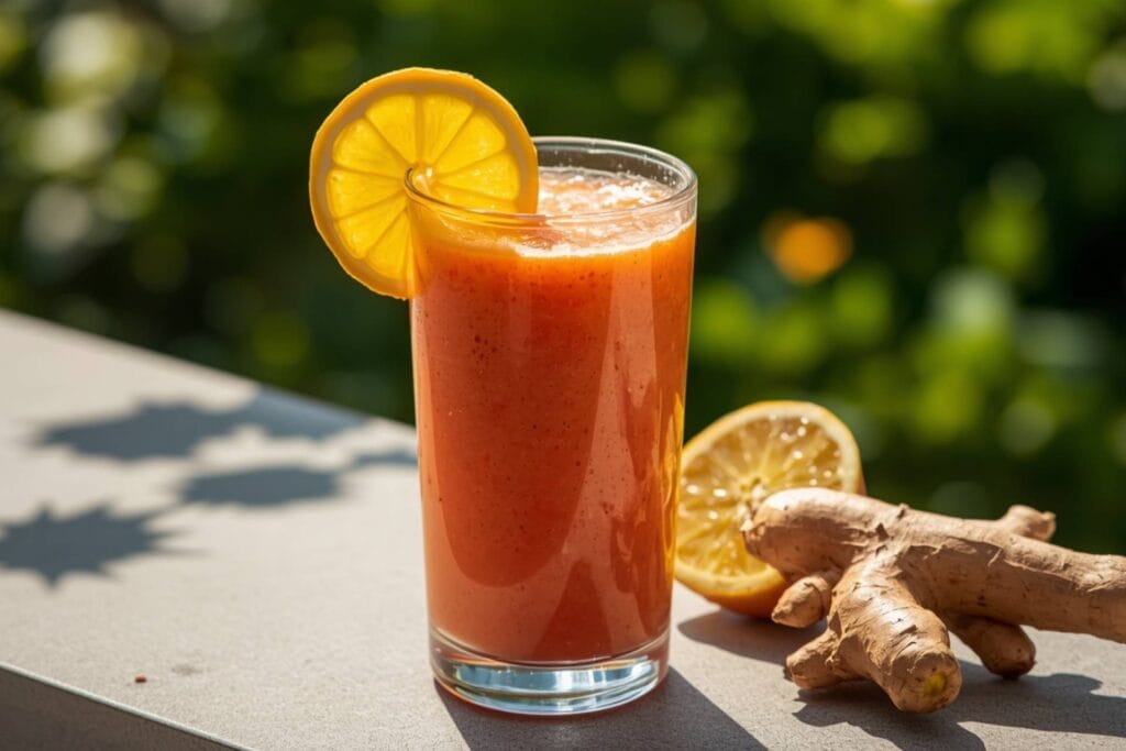 Citrus Ginger Immunity Smoothie (low sugar)