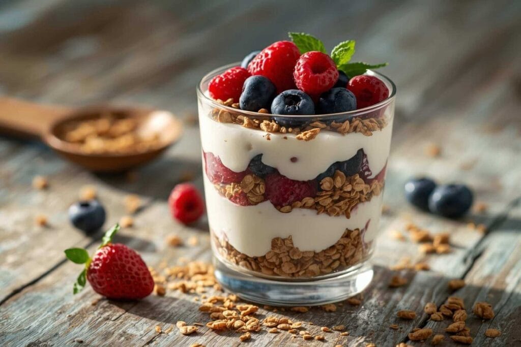 Greek Yogurt Parfait with Berries