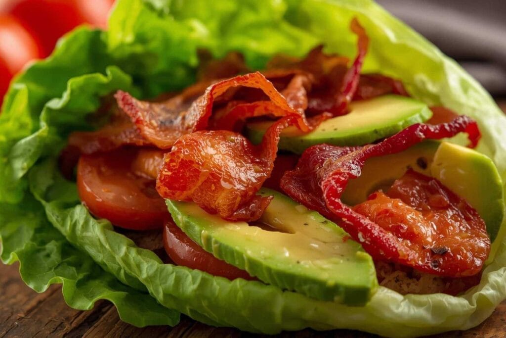 Lettuce-Wrap BLT with Avocado