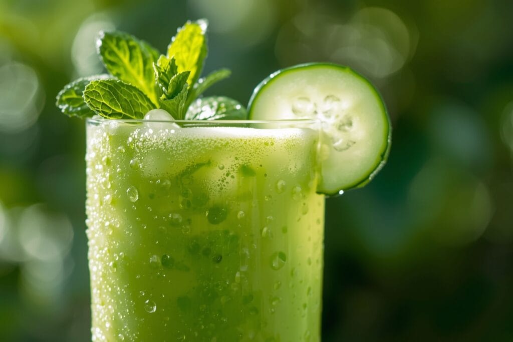 Low Carb Tropical Cooler (fresh herbs)