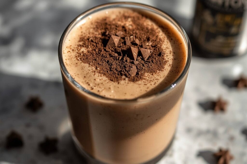 Mocha Protein Smoothie (with cold brew)