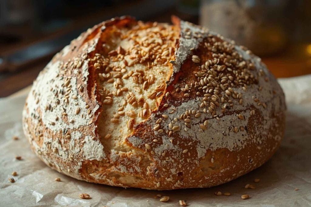 Seeded Sourdough Boule Recipe