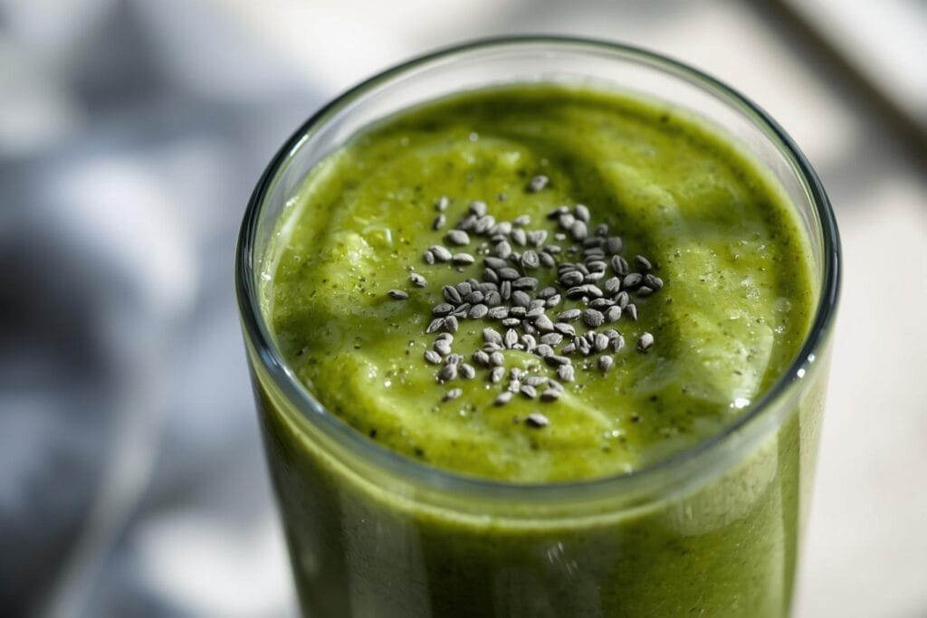 Spinach Avocado Green Breakfast