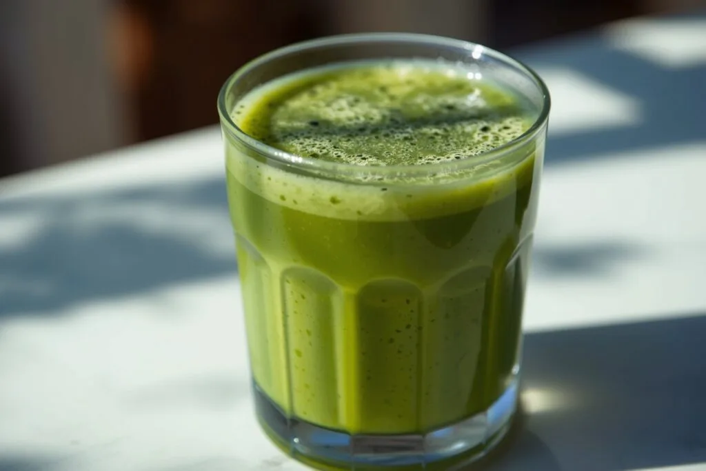 Creamy Broccoli Spinach Savory Smoothie (savory option)