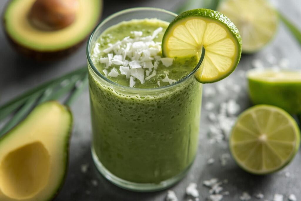 Tropical Avocado (lime + coconut milk)