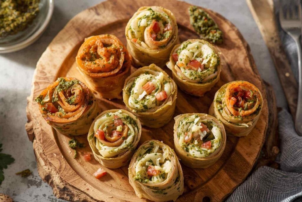 Turkey & Pesto Rollups