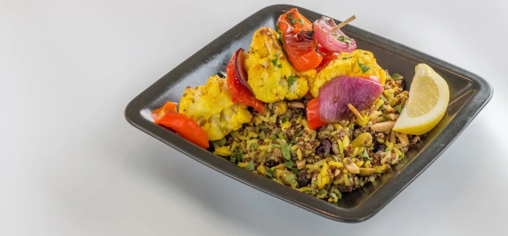 low-carb lunches for weight loss — Tex-Mex cauliflower bowl