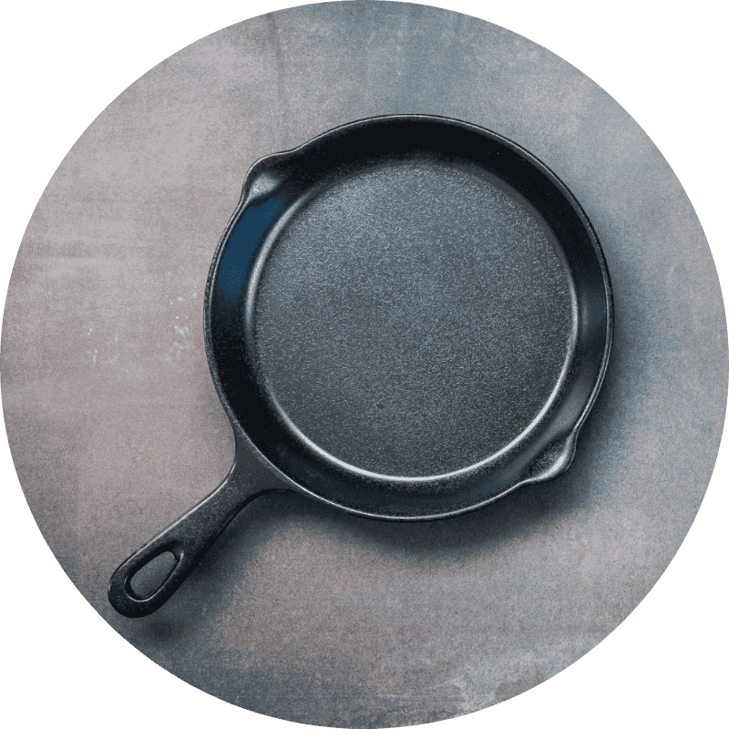 Quality cast-iron skillet