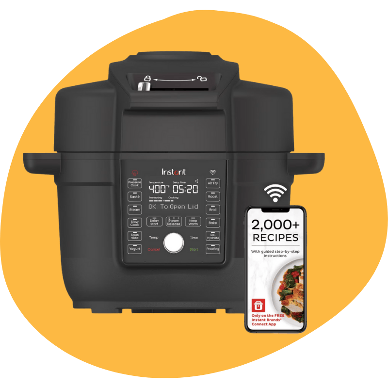 Instant Pot Duo Crisp 6.5-Quart — Ultimate Lid Wi-Fi Smart Multi-Cooker (13-in-1 Air Fryer + Pressure Cooker)