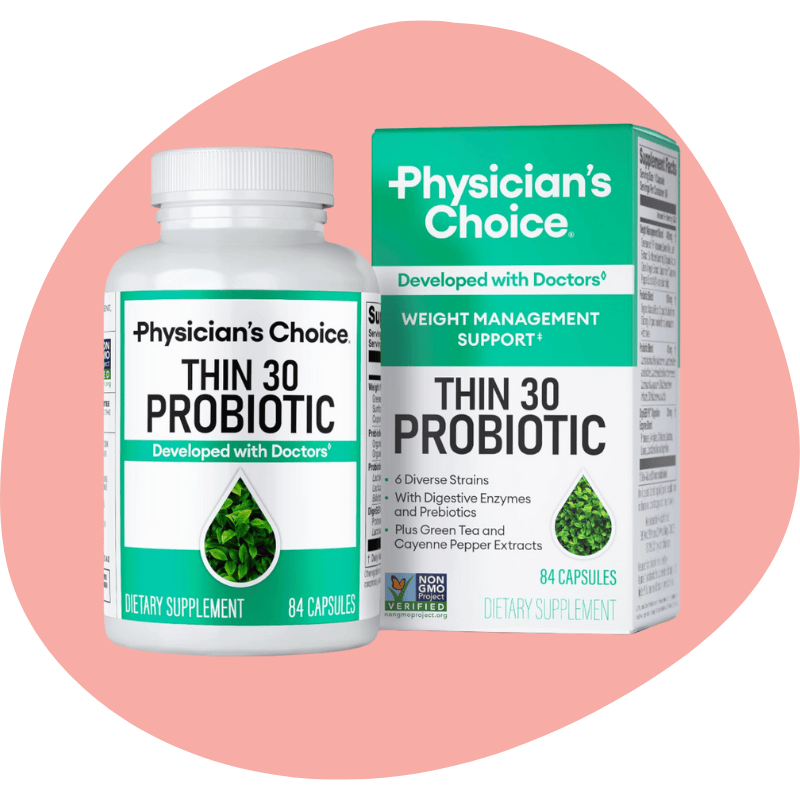 Physician's CHOICE Probiotics for Weight Management & Bloating
