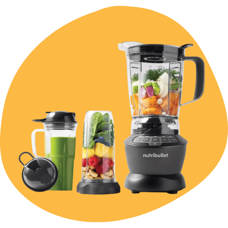 NutriBullet Full-Size Blender Combo — 1200W, 64-oz Pitcher + 24/32-oz To-Go Cups