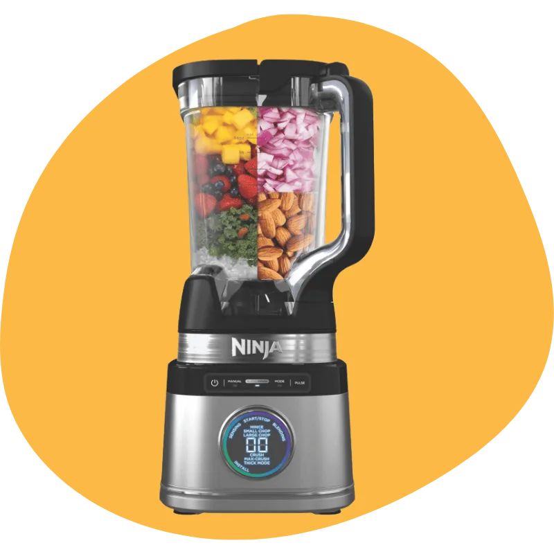 Ninja TB201 Detect Power Blender Pro — 1800-peak-watt power with 72-oz pitcher for family-sized batches