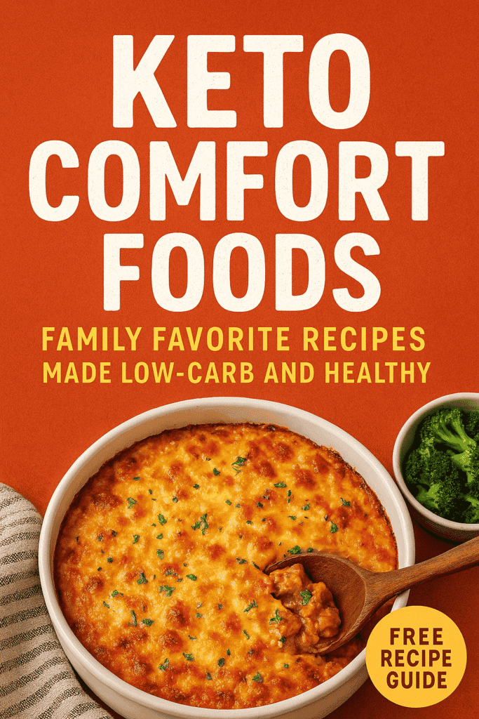 Keto Comfort Foods: Family Favorite Recipes Made Low-Carb and Healthy