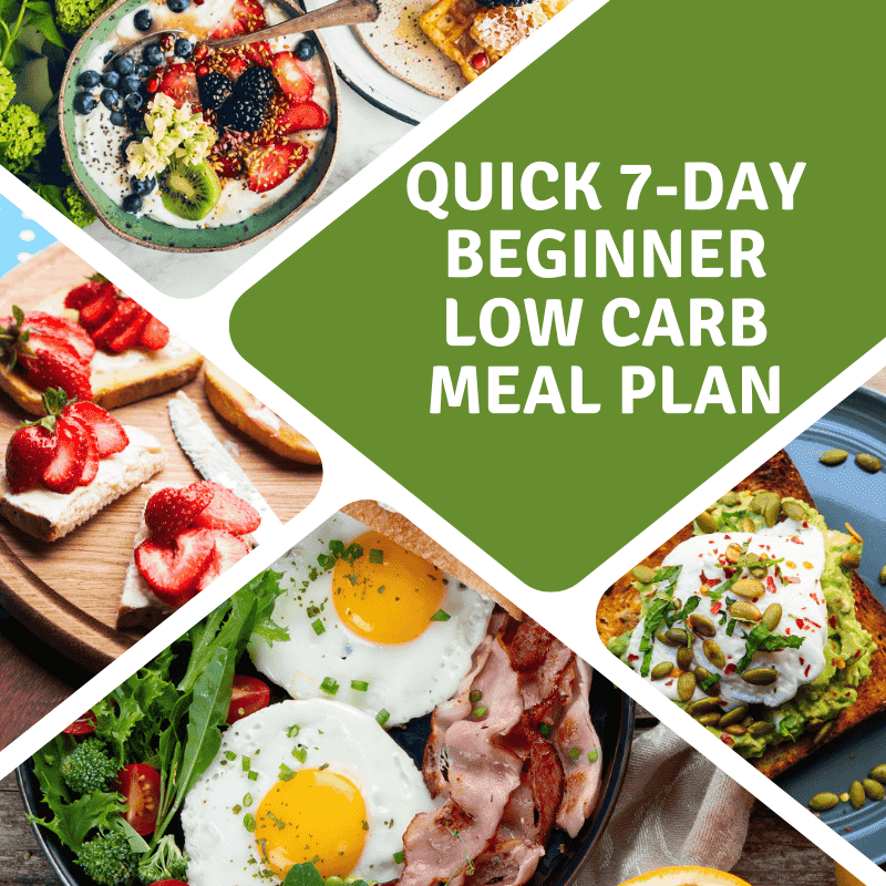 Quick 7-day beginner low carb meal plan Quick 7-day beginner low carb meal plan