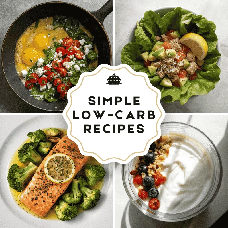 Simple low-carb recipes