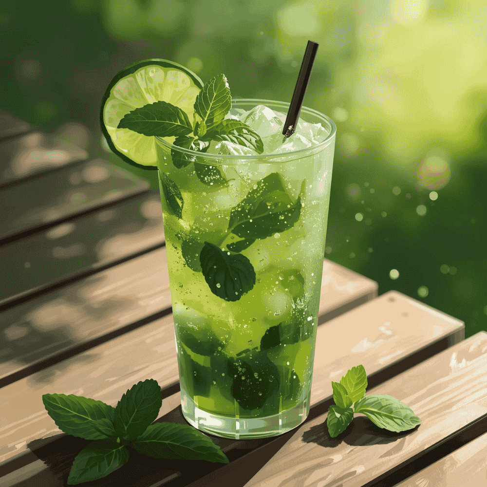 Spinach-Cucumber Mint Refresher