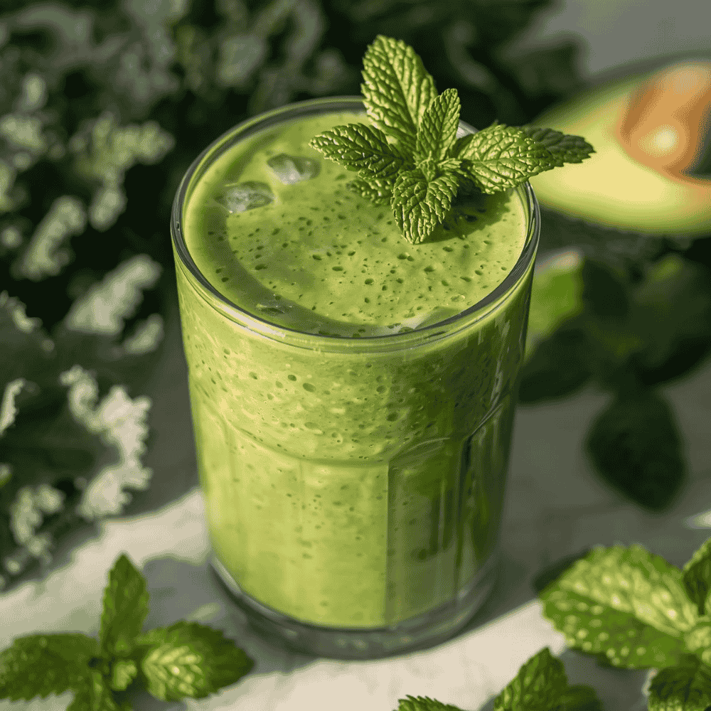 Kale Avocado Detox Smoothie