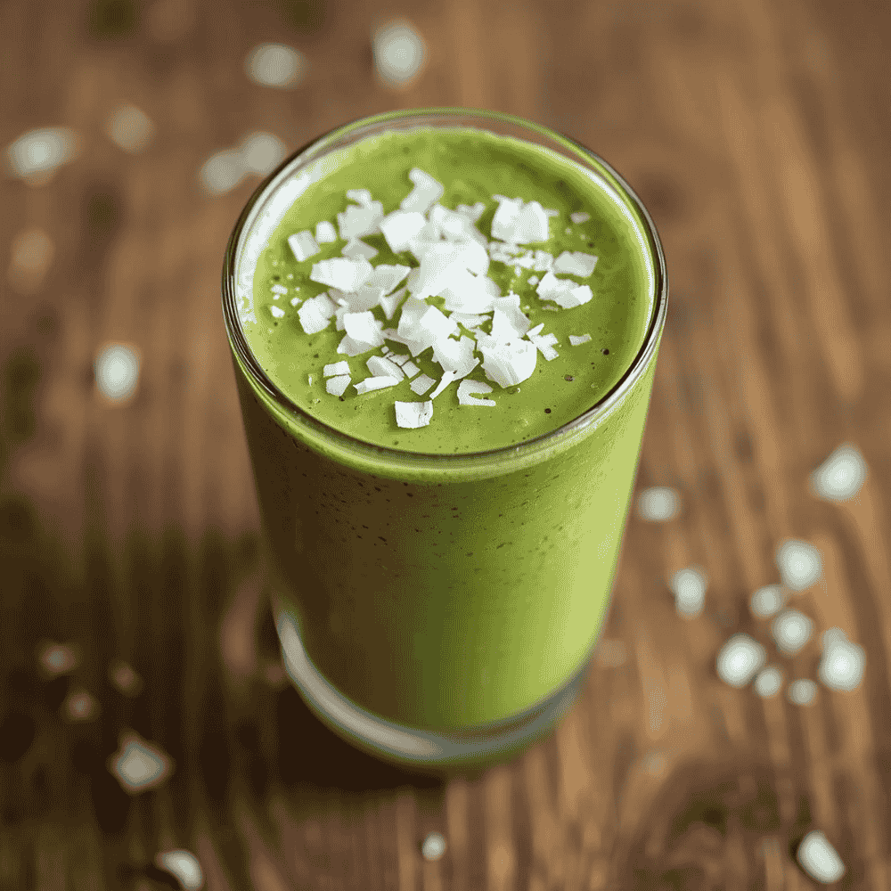 Matcha Avocado Collagen Keto Smoothie