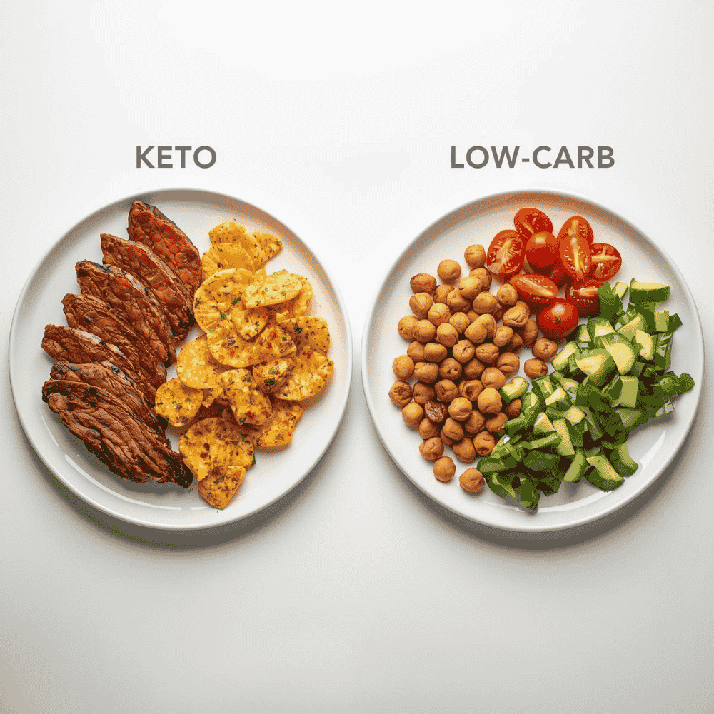 Keto vs low-carb: what’s the difference?