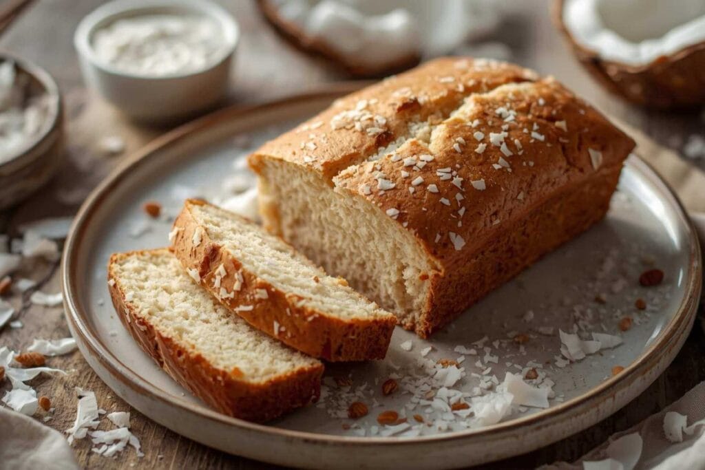 Coconut flour quick loaf