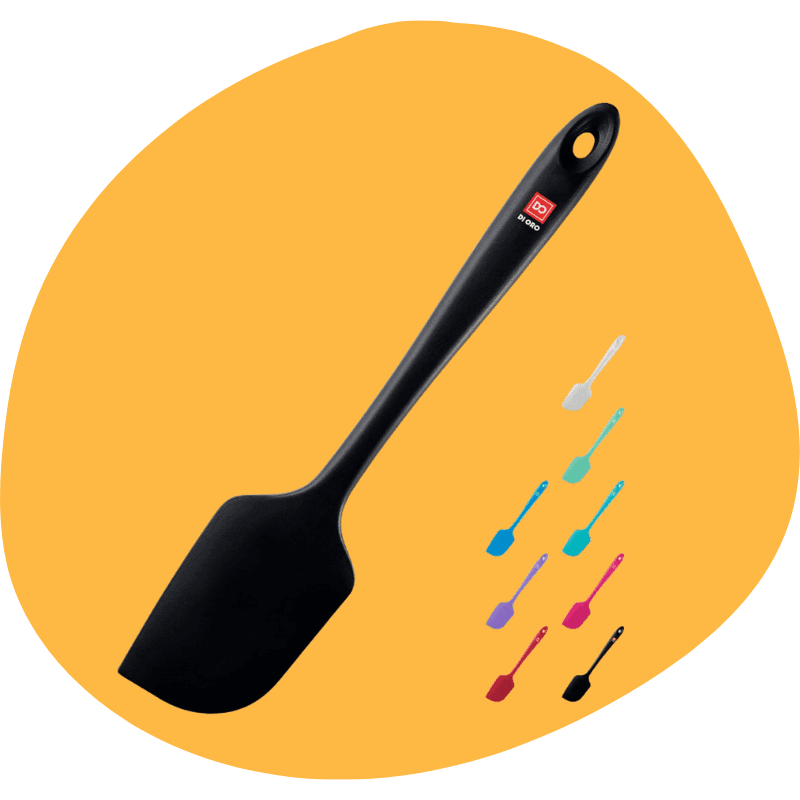 DI ORO Silicone Spatula — Black