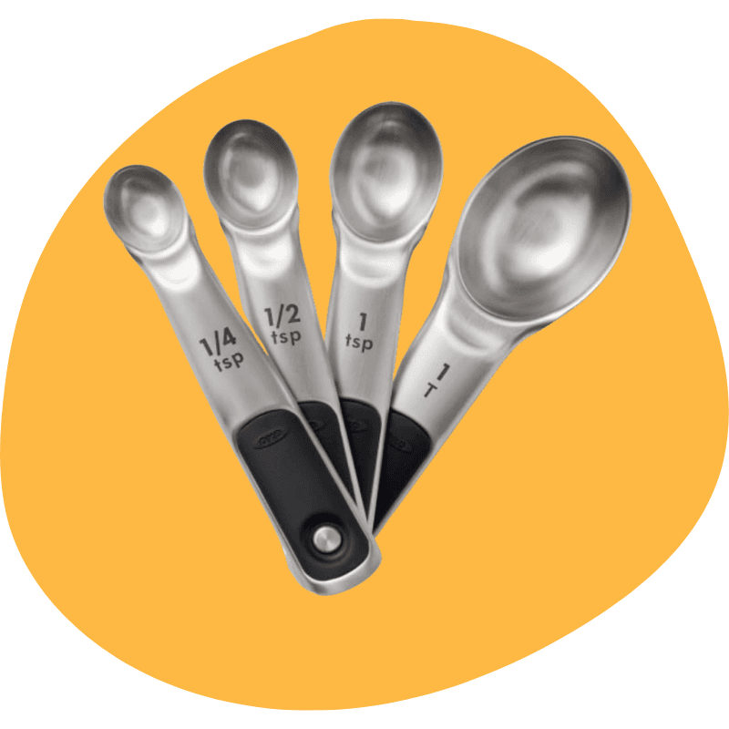 OXO Good Grips 4-Piece Stainless Steel Measuring Spoons