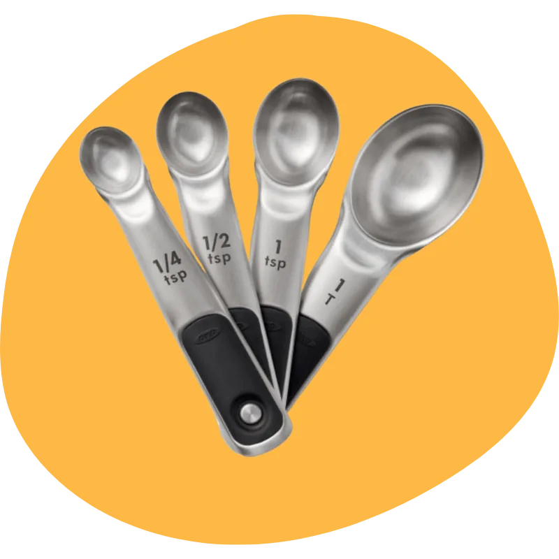 OXO Good Grips 4-Piece Stainless Steel Measuring Spoons